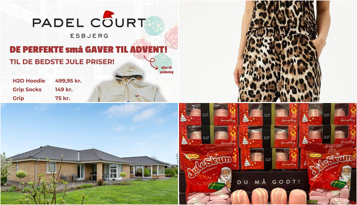 Nyt fra ROSENGREEN, MENY HJERTING, Padel Court Esbjerg og 1 anden
