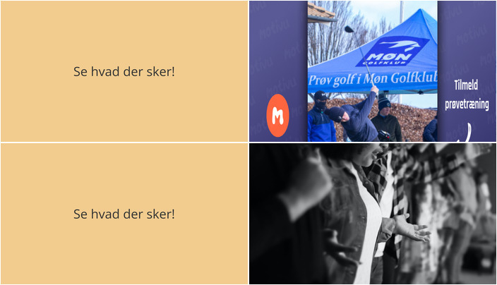 Oplev gratis golftræning og sangcafé i Stege den kommende uge