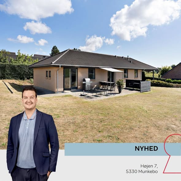 home Kerteminde-Munkebo præsenterer etplansvilla på Højen 7 i Munkebo