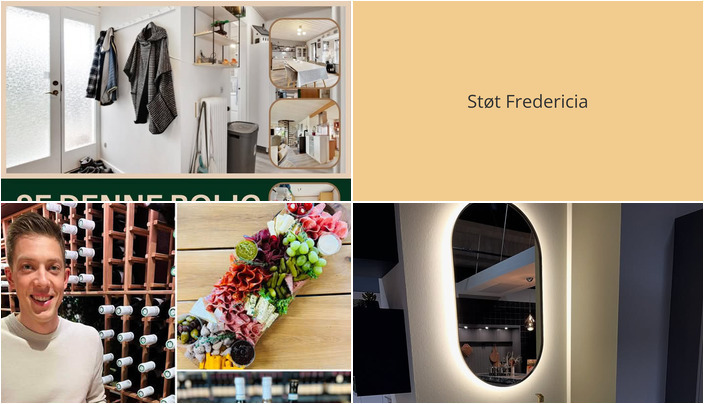 Nyt fra FREDERICIA VINHANDEL, Ejendomsmægler Mike Andersen og BESSMANN KØKKENER