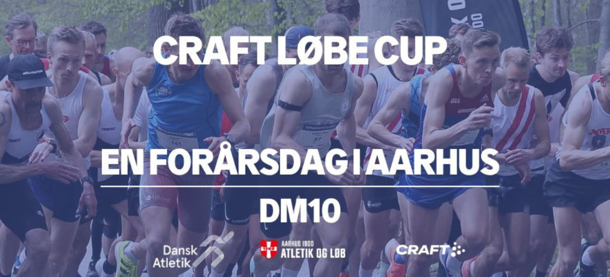 Aarhus 1900 Atletik og Løb inviterer til ”En Forårsdag i Aarhus – DM 10 km Landevej”