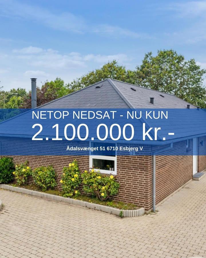 RealMæglerne Tønder: Attraktiv prisnedsættelse på renoveret ejendom i Esbjerg V