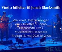 RealMæglerne Holstebro udlodder koncertbilletter til Jonah Blacksmith