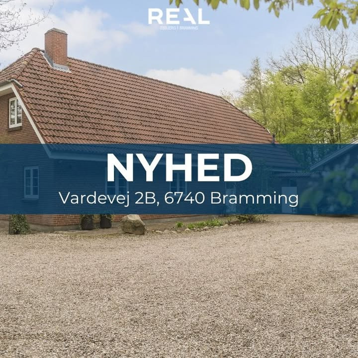 Nyhed fra RealMæglerne Esbjerg og Bramming: Unik mulighed i Bramming på Vardevej 2B