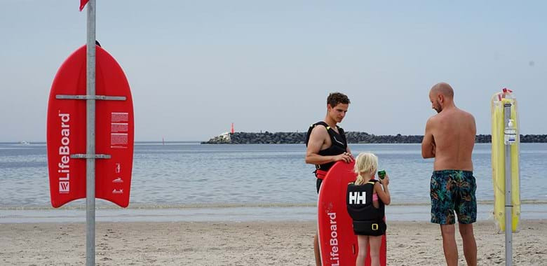 Demonstration af redningsudstyr