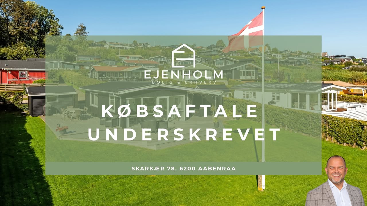 EJENHOLM BOLIG & ERHVERV har fået underskrevet købsaftale på Skarkær 78