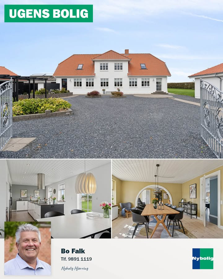 Nybolig Hjørring v/Morten Hove præsenterer imponerende villa i Bjergby som ugens bolig