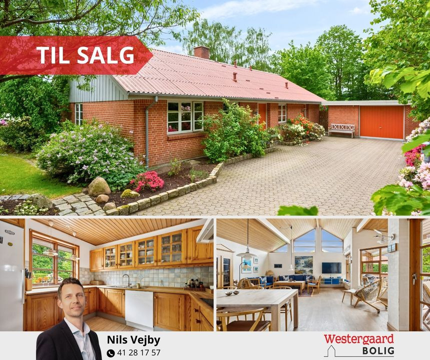 WESTERGAARD BOLIG: Til salg – lækker etplansvilla i børnevenligt kvarter