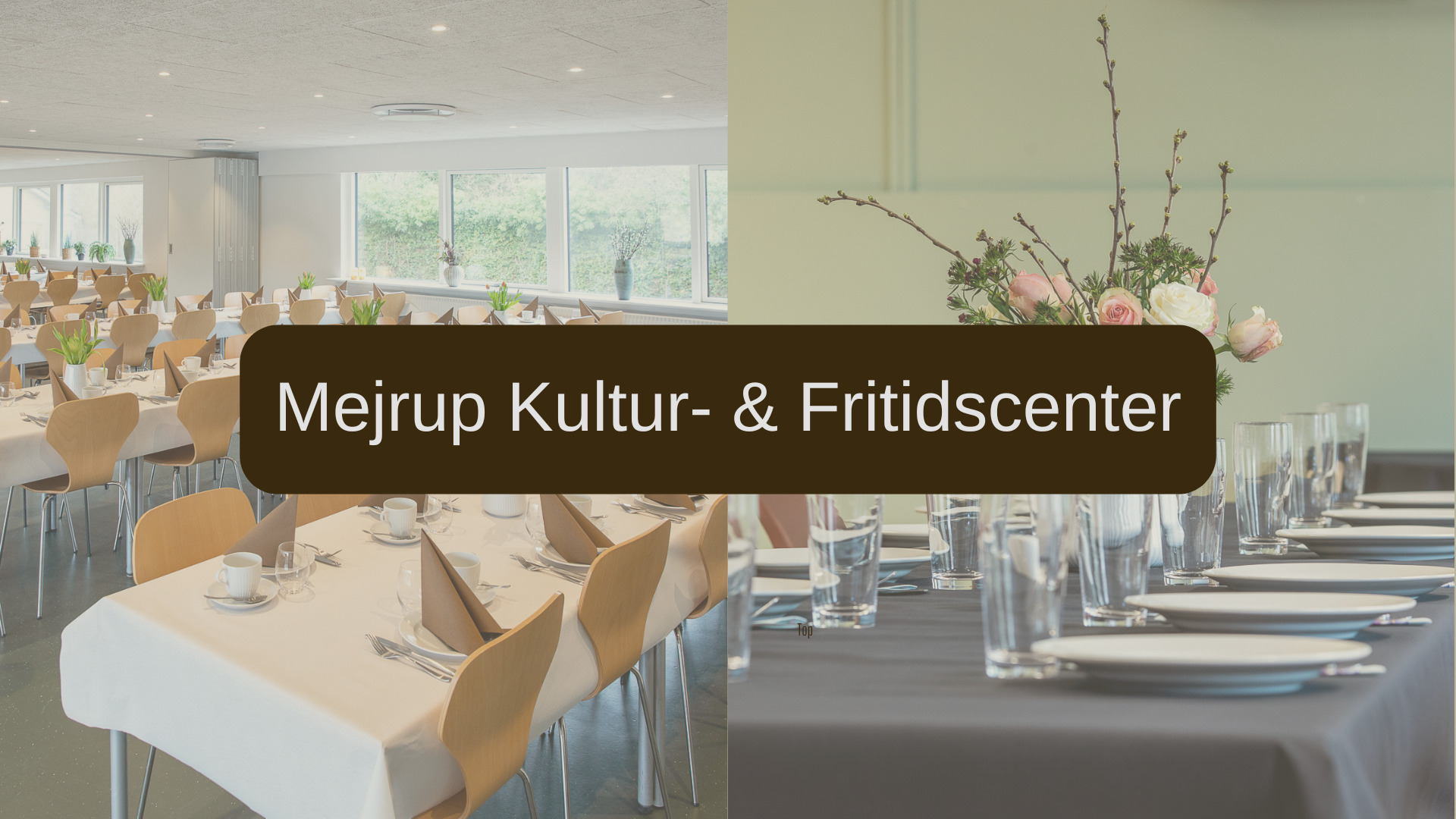 Festens centrum: Mejrup Kultur- og Fritidscenter tilbyder komplette arrangements-løsninger