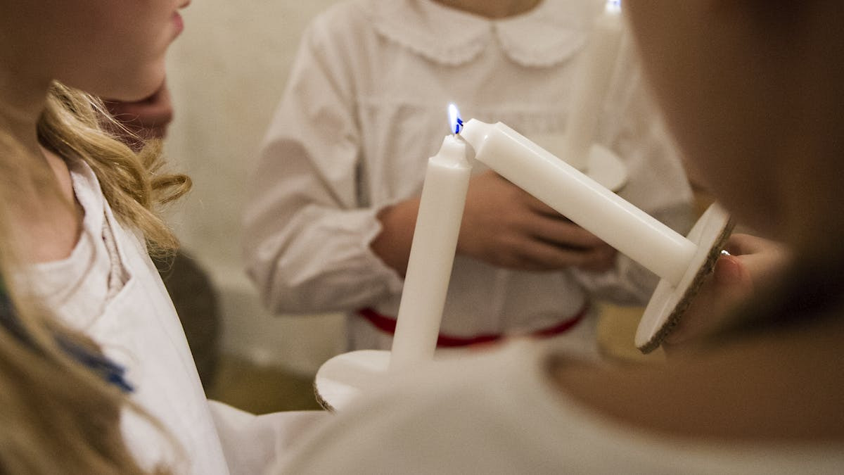 Luciatraditionens lys i Viborg Domsogn