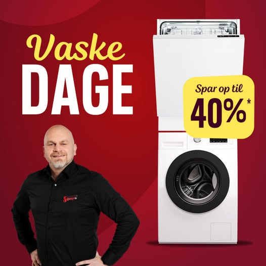 Hos Skousen Lemvig sparer du op til 40% på vaskemaskiner og opvaskemaskiner