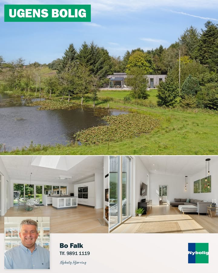Nybolig Hjørring præsenterer ugens bolig: Stilfuld landejendom med udsigt til skøn natur