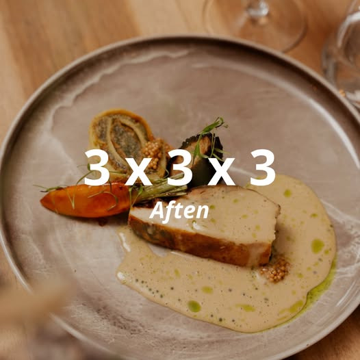 Restaurant Under Klippen takker for opbakningen til 3 x 3 x 3 aften