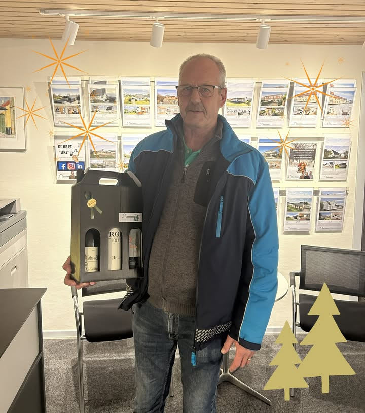 Byens Mæglere ApS i Hjørring har fundet vinderen af deres julekonkurrence