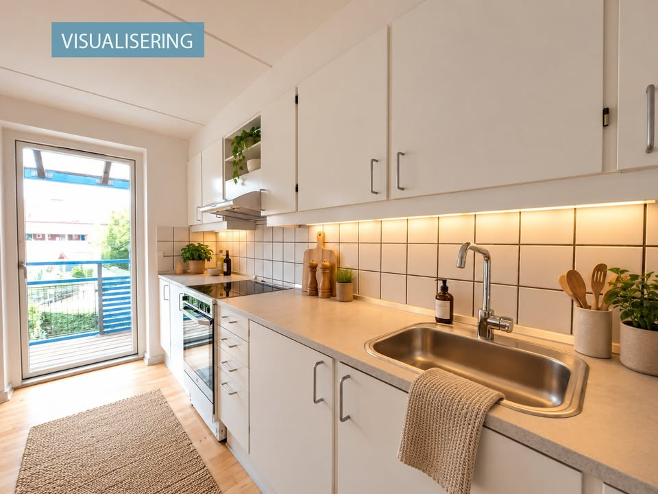 RandersBolig tilbyder 4-værelses bolig i grønne omgivelser i Langå