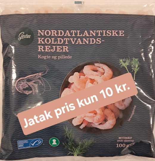 SPAR Valsgård tilbyder Gestus rejer til ja tak-pris