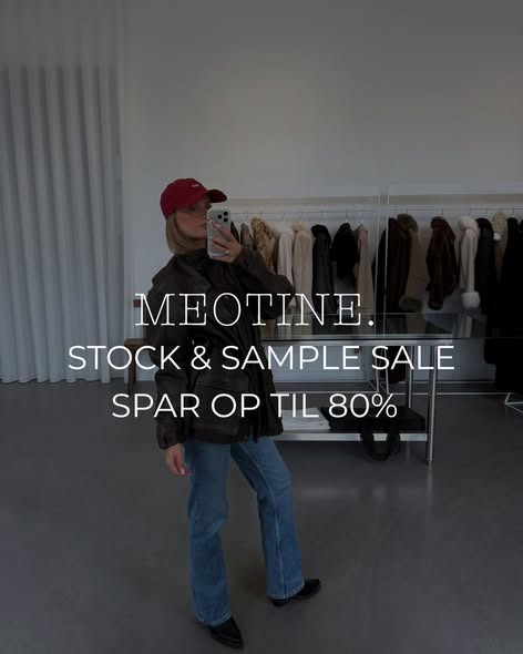 Lagersalg.com annoncerer MEOTINE lagersalg i Aarhus med op til 80%