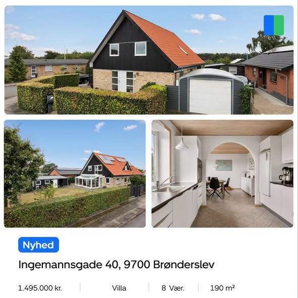 Nybolig Brønderslev & Vrå præsenterer rummelig villa i Brønderslev med 6 værelser