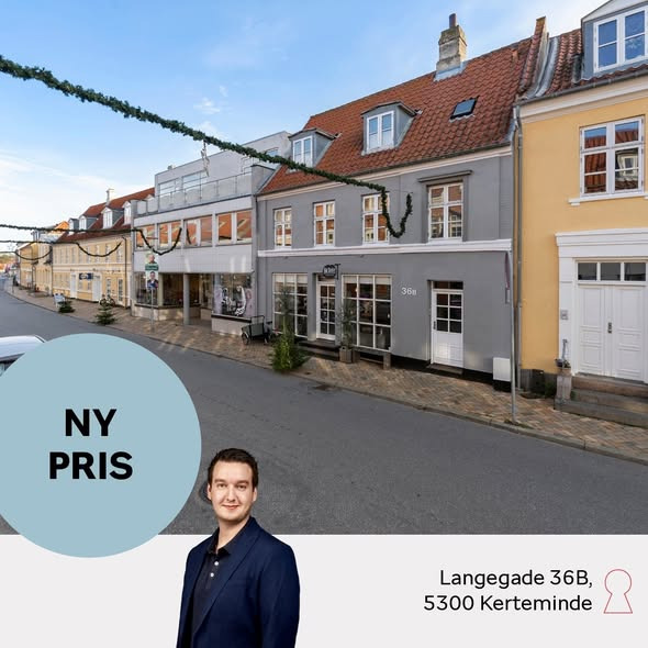 Home Kerteminde-Munkebo annoncerer prisnedsættelse på historisk ejendom med fuld udlejning