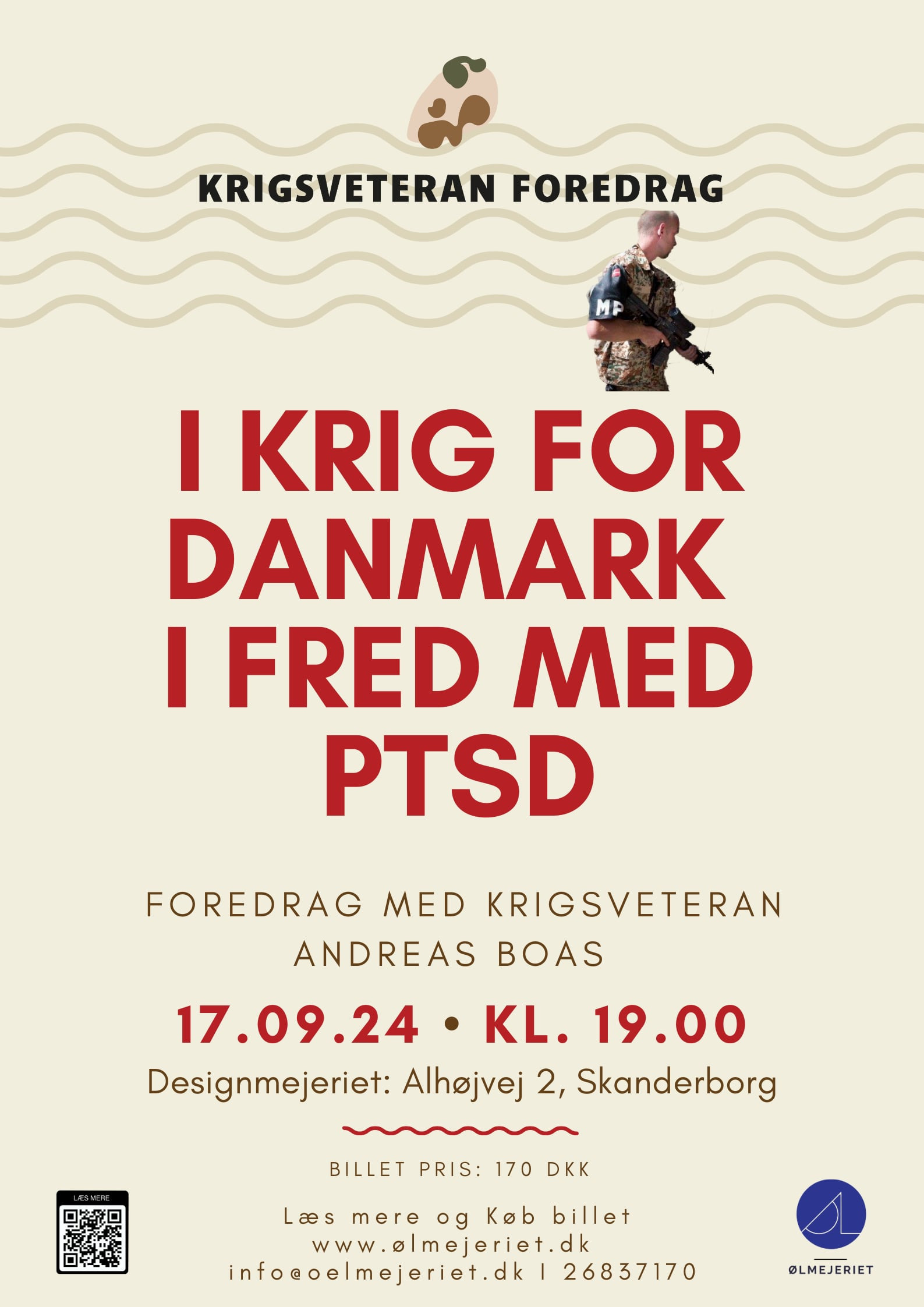 Krigens konsekvenser: En aften med Andreas i Designmejeriet