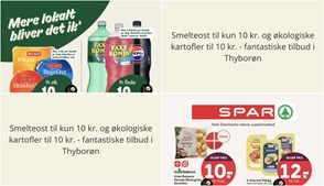 Smelteost til kun 10 kr. og økologiske kartofler til 10 kr. - fantastiske tilbud i Thyborøn