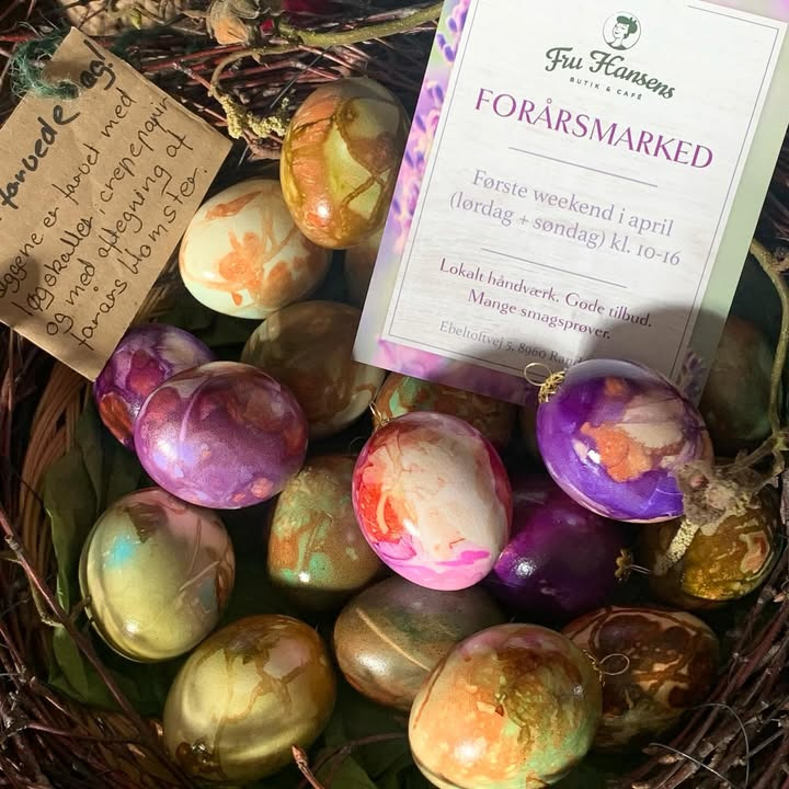 Fru Hansens Butik & Café inviterer til påske- og forårsmarked med kunsthåndværk og smagsprøver