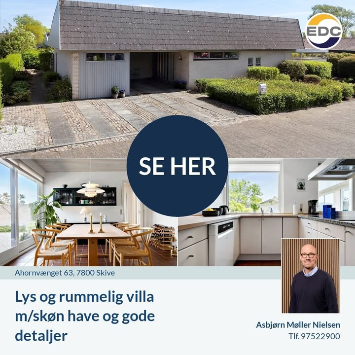 EDC Skive I/S fremhæver villa til salg i Skive