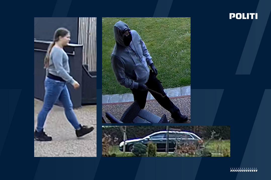 Mand og ung kvinde efterlyses for indbrud i Holstebro-området