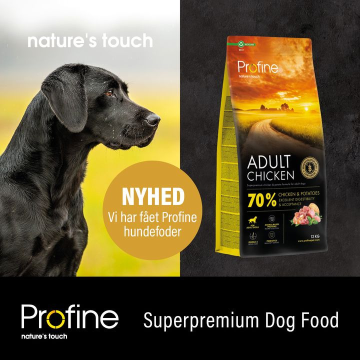Nyhed fra Slagelse Camping og Outdoor Center: Profine hundefoder nu i butikken