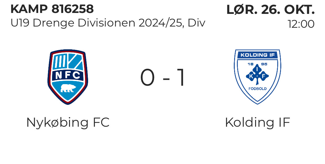 Kolding IF imponerer med stærk indsats, men mangler skarpheden mod Nykøbing FC