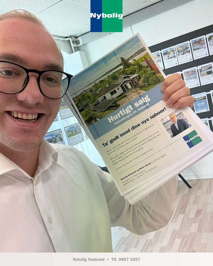 Nybolig Hadsund sælger bolig på rekordtid: Pejtersborgvej 26 allerede solgt