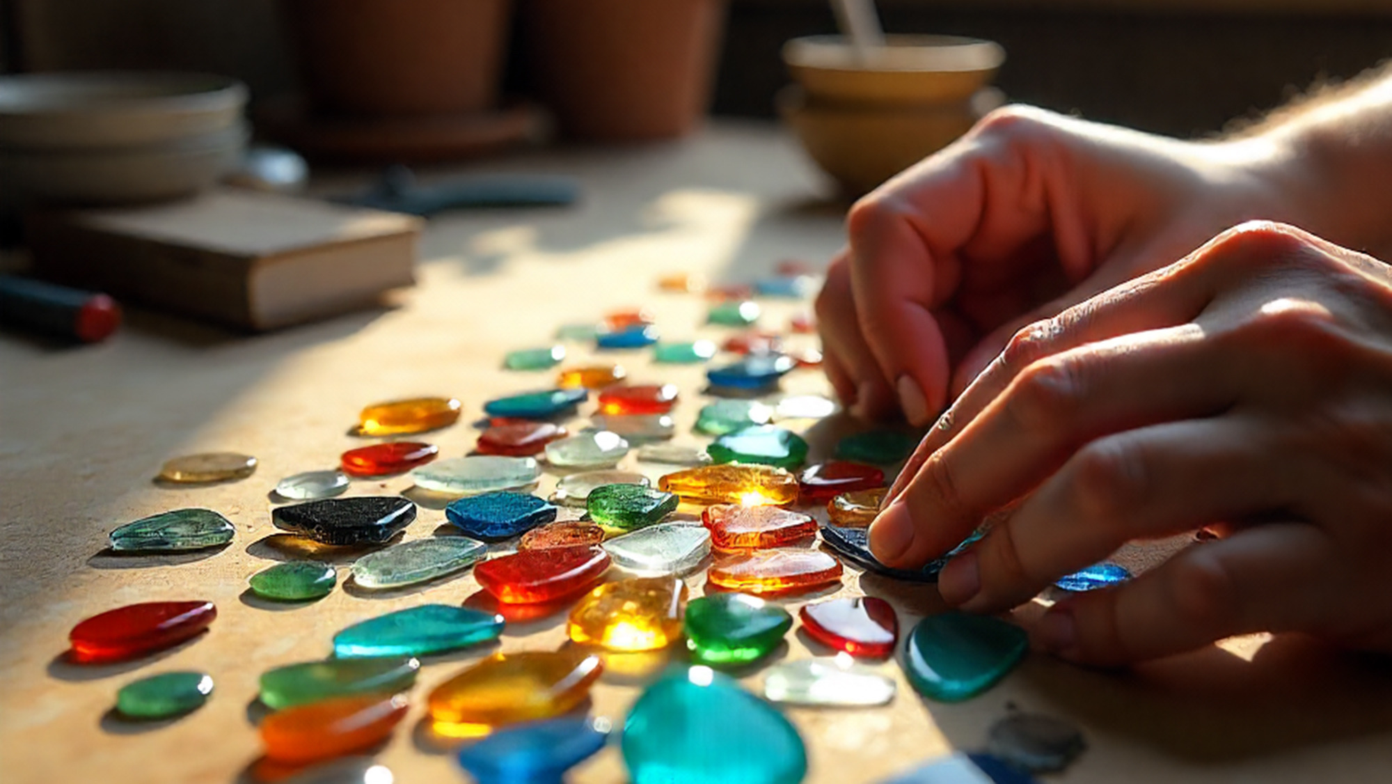 Kom med på en kreativ rejse i glas hos Kunst+