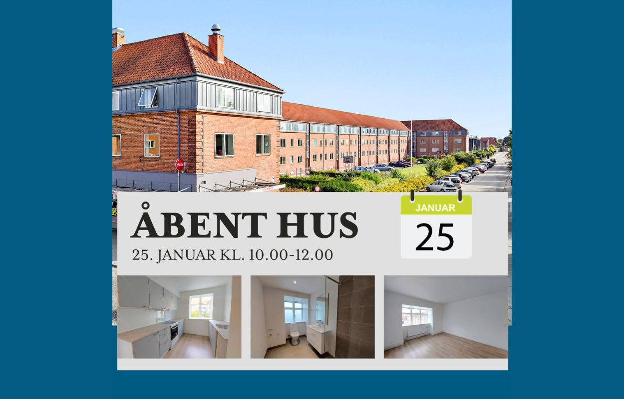 ÅBENT HUS: Nyrenoverede boliger på Anemonevej i Randers NØ