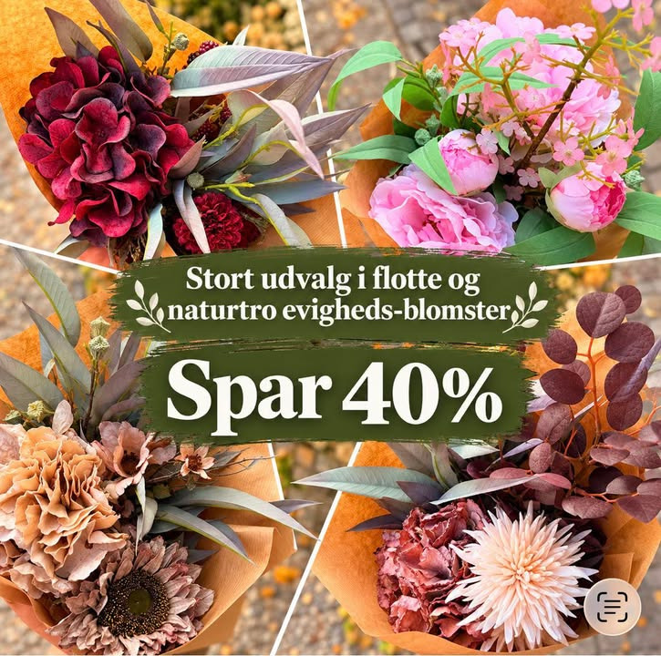 Fjerrenseriet fortsætter fødselsdagsfesten med 40% på evighedsblomster fra Speedtsberg