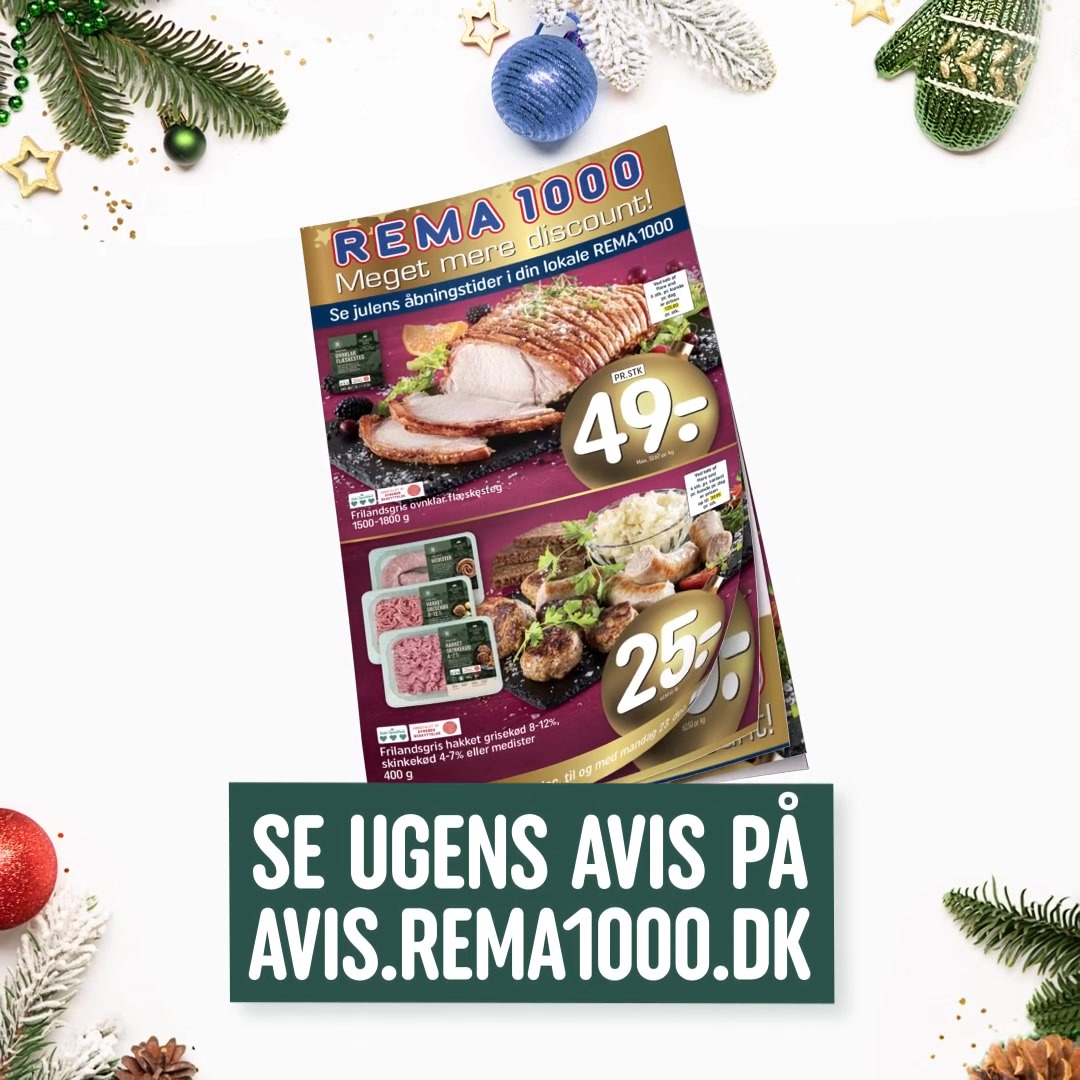 Rema 1000 Hadsund byder på store juletilbud indtil lørdag