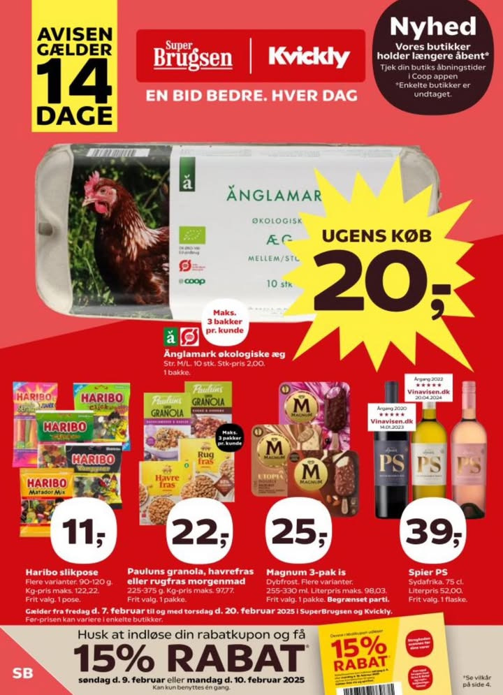 SuperBrugsen Dronninglund byder velkommen med nye tilbud og fyldte hylder