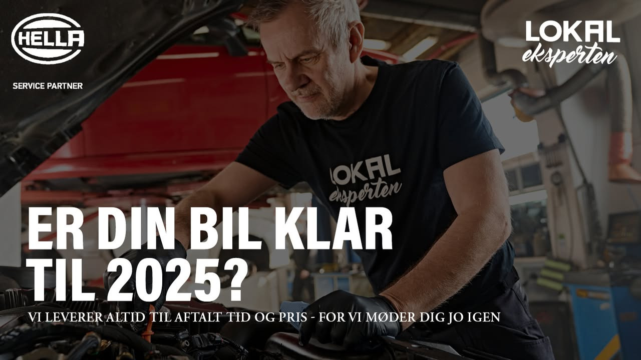 Vesterkjær Auto står klar til at hjælpe dig godt ind i 2025 med serviceeftersyn og bremsetjek