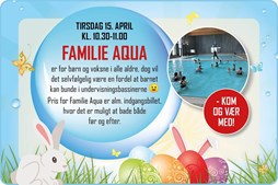 Herning Svømmehal inviterer til familie aqua i påskeferien
