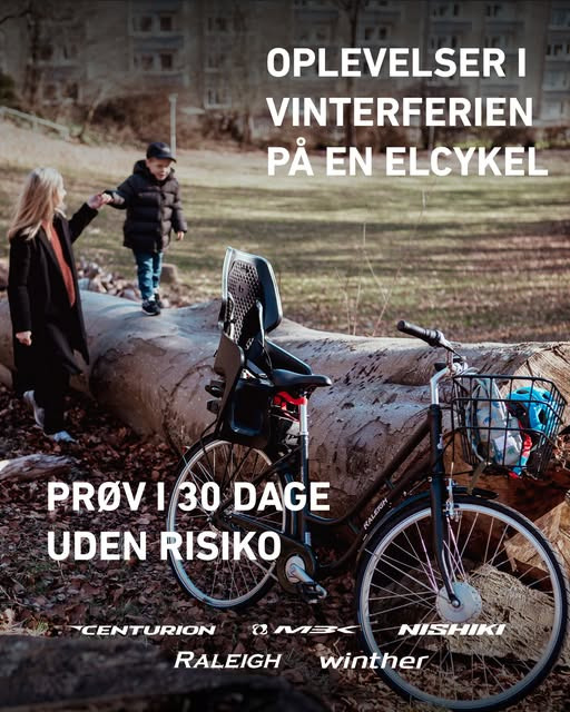 Oplev vinterferien på en elcykel fra MOSQUITO CYKELCENTER LYSTRUP ApS