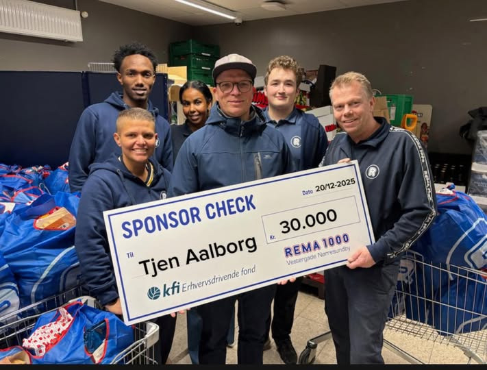 Rema 1000 Nørresundby giver julehjælp til 50 familier