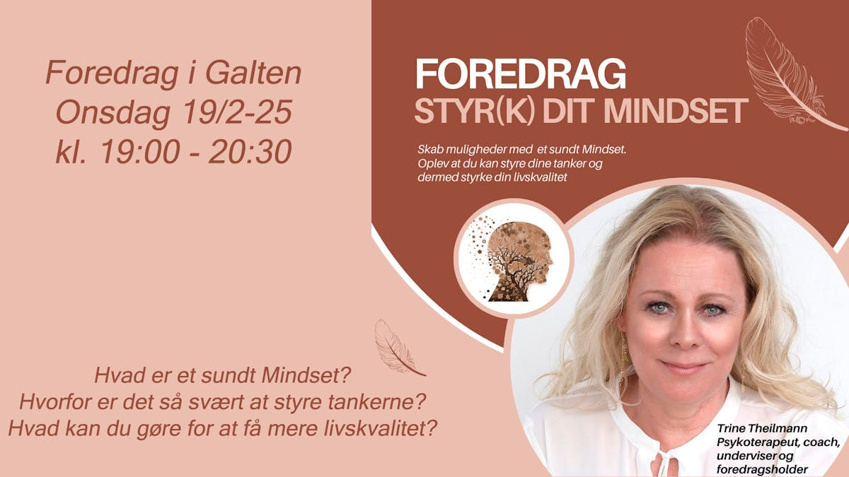 Styrk dit mindset med Trine Theilmann i Galten