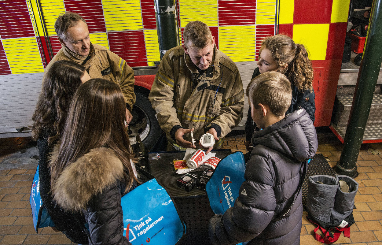 RøgalarmPatruljen tjekker røgalarmer i Nakskov og Torrig lørdag den 18. november