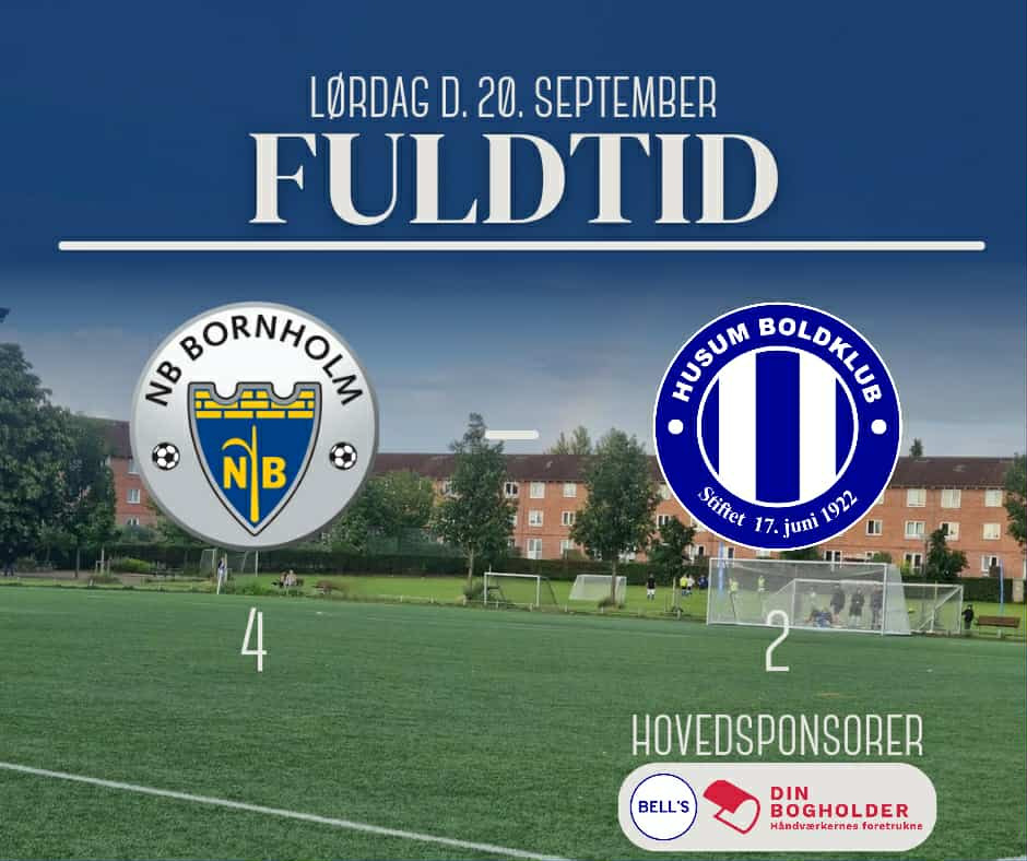 Husum Bks holdindsats blev ikke nok mod NB Bornholms fire mål