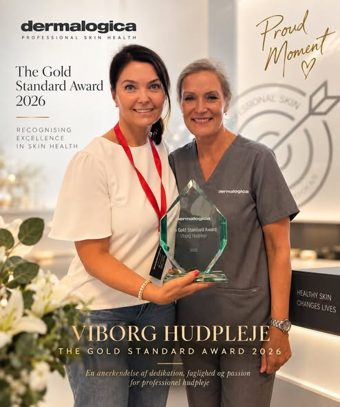 Viborg Hudpleje modtager The Gold Standard Award 2026 fra Dermalogica