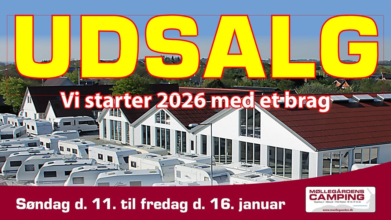 Sidste chance for vinterudsalg hos Møllegårdens Camping i dag