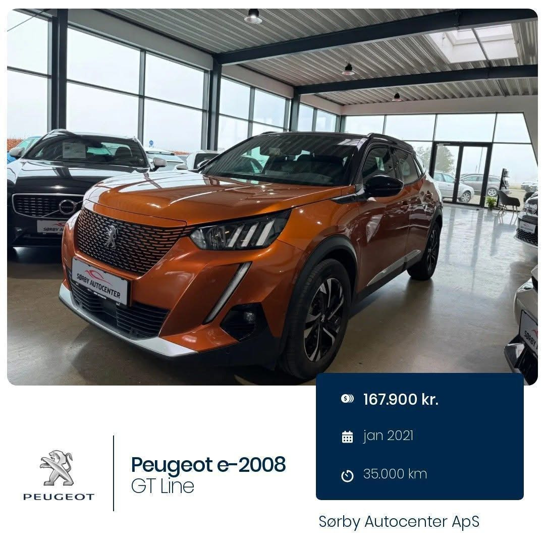 Sørby Autocenter præsenterer Peugeot e-2008 GT Line med hurtig levering