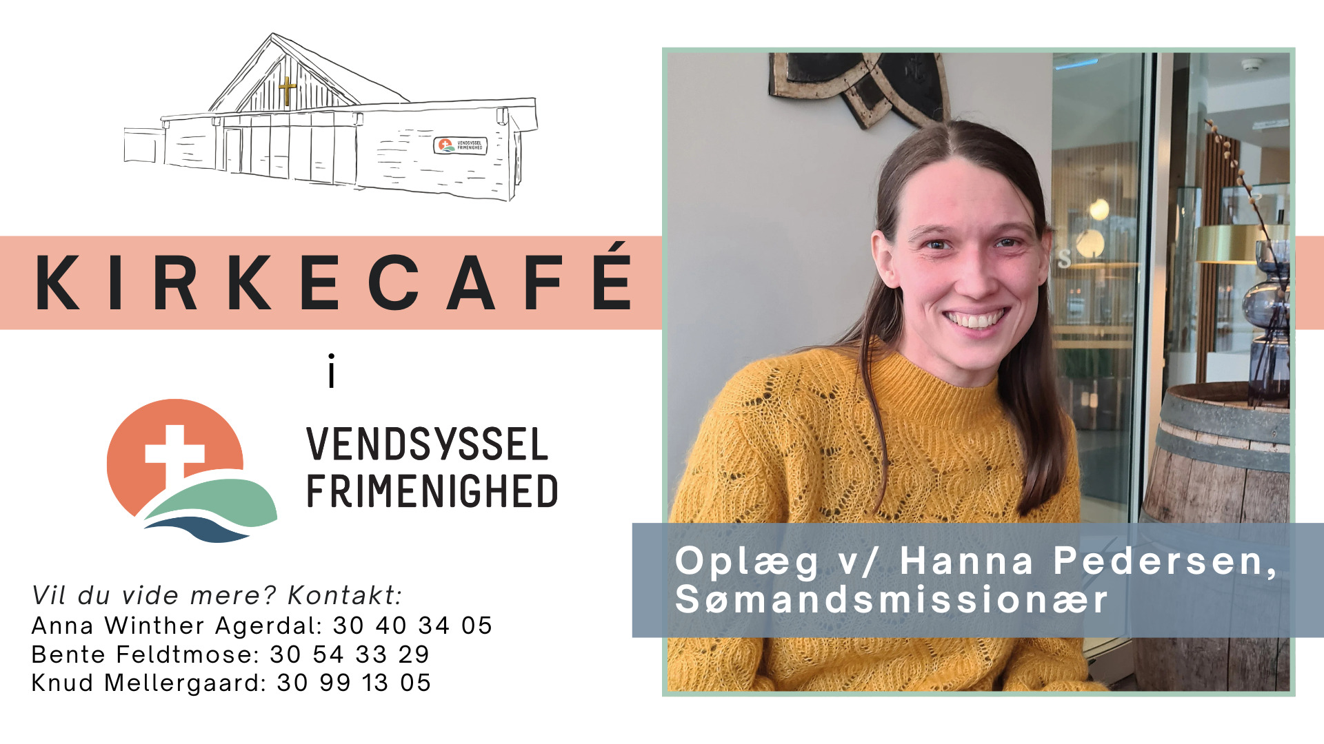 KirkeCafé i Vendsyssel Frimenighed: Inspirerende foredrag og socialt samvær