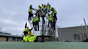 Fjordlandsskolens skolepatrulje i Skibby kåret som den bedste i regionen