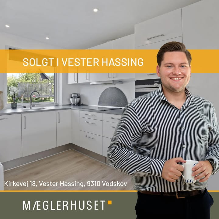 Mæglerhuset har solgt rækkehuset på Kirkevej 18 i Vester Hassing