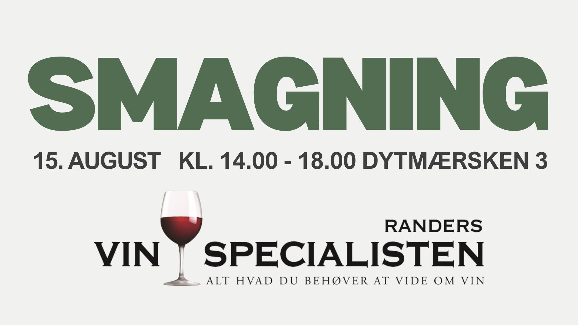 Smagning hos Vin Specialisten i Randers